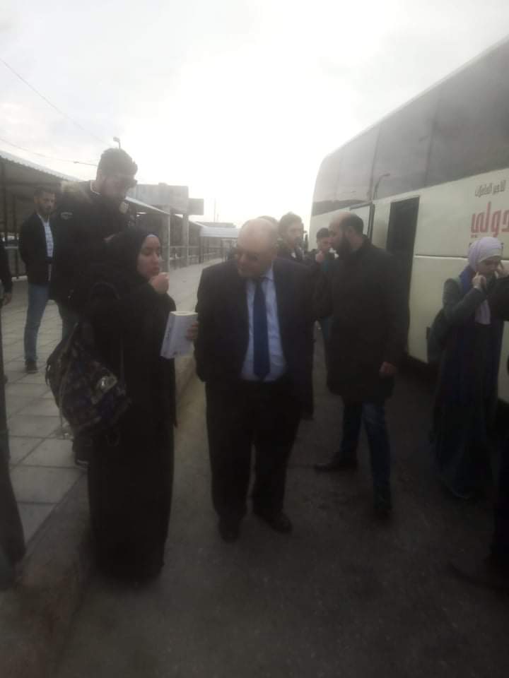 رئيس الجامعة الهاشمية يتفقد مجمع الحافلات الجنوبي ويستمع لشكاوي الطلبة