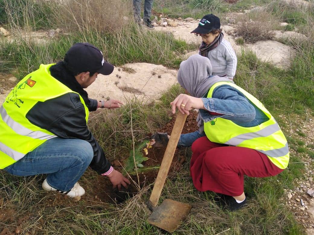 شباب كلنا الاردن تدشن حديقة المتقاعدين العسكرين والمحاربين القدامى