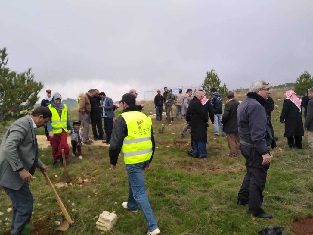 شباب كلنا الاردن تدشن حديقة المتقاعدين العسكرين والمحاربين القدامى