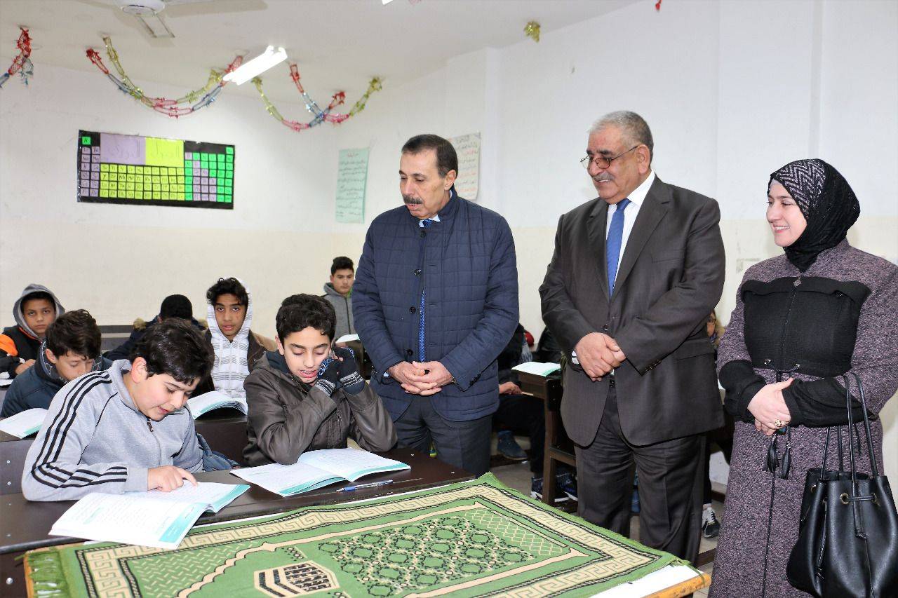 النعيمي يتفقد عدداً من المدارس التابعة لمديرية التربية والتعليم للواء ناعور