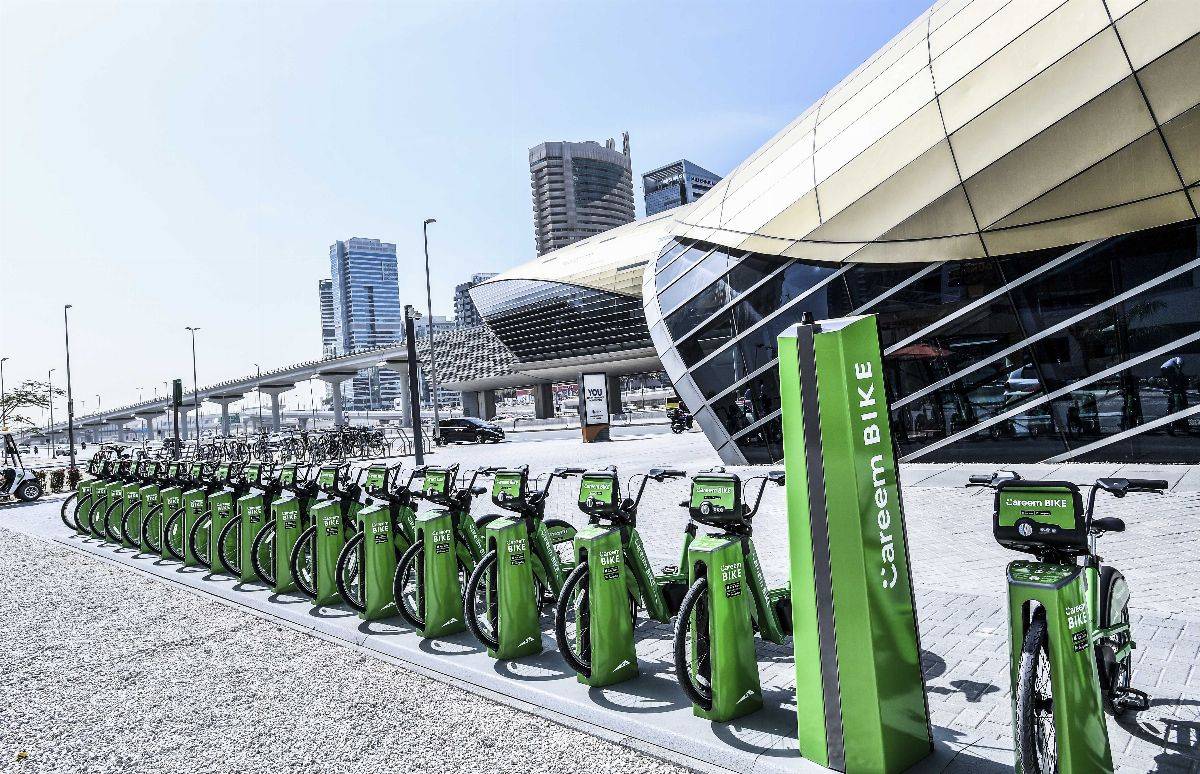 (طرق دبي) و(كریم) تطلقان خدمة تأجیر الدراجات الھوائیة 