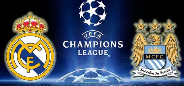 ريال مدريد الإسباني يستضيف مانشستر سيتي الإنجليزي ضمن دوري ابطال اوروبا
