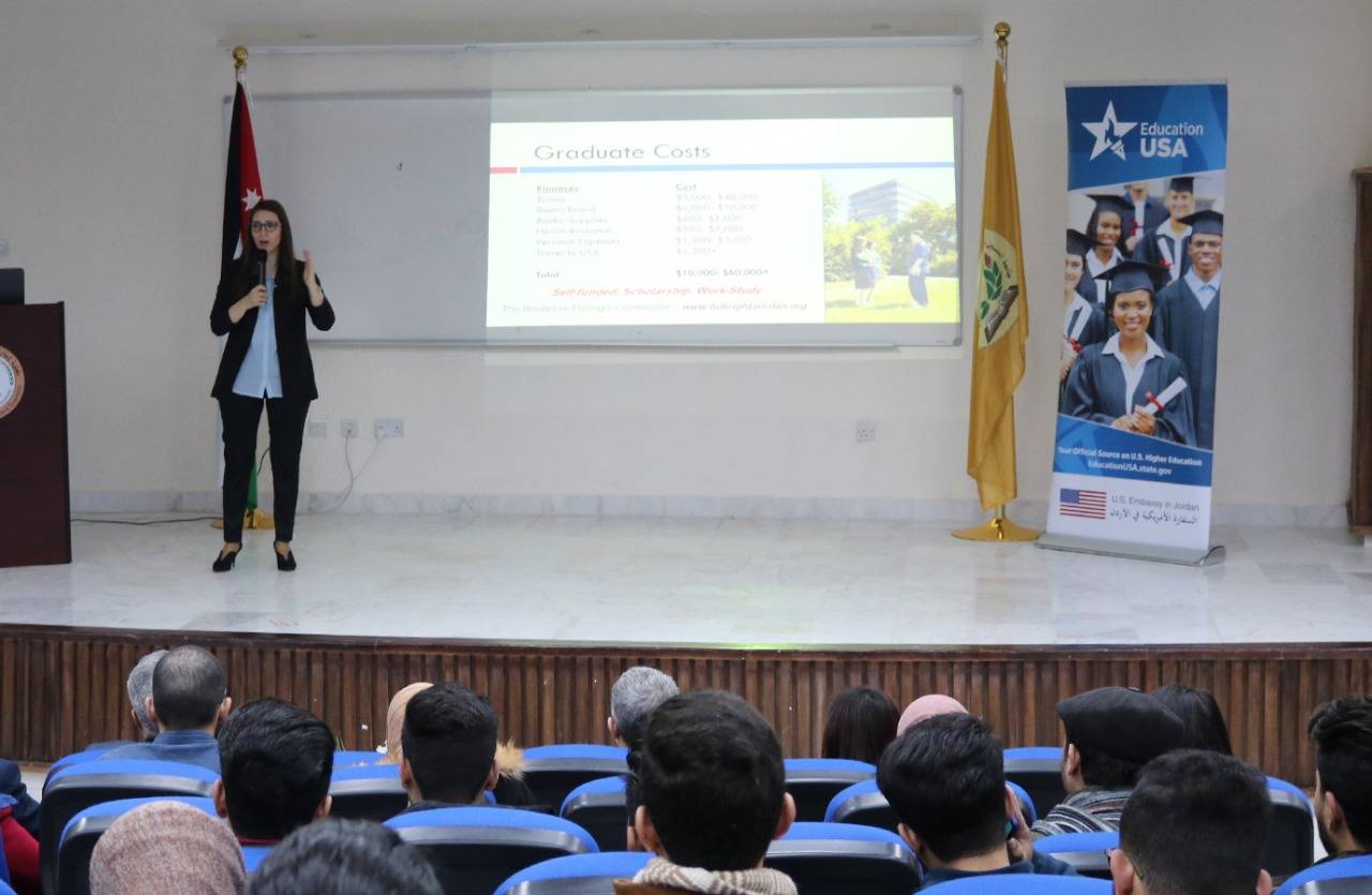 وفد من السفارة الأمريكية في عمان يزور جامعة الحسين بن طلال