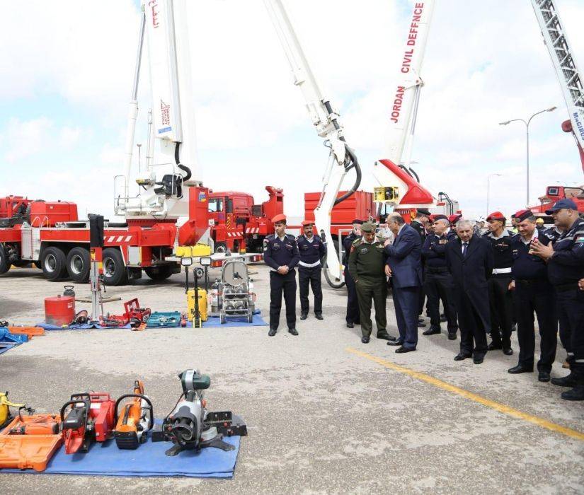 الأمن العام يحتفل باليوم العالمي للدفاع المدني تحت شعار مسعف لكل بيت