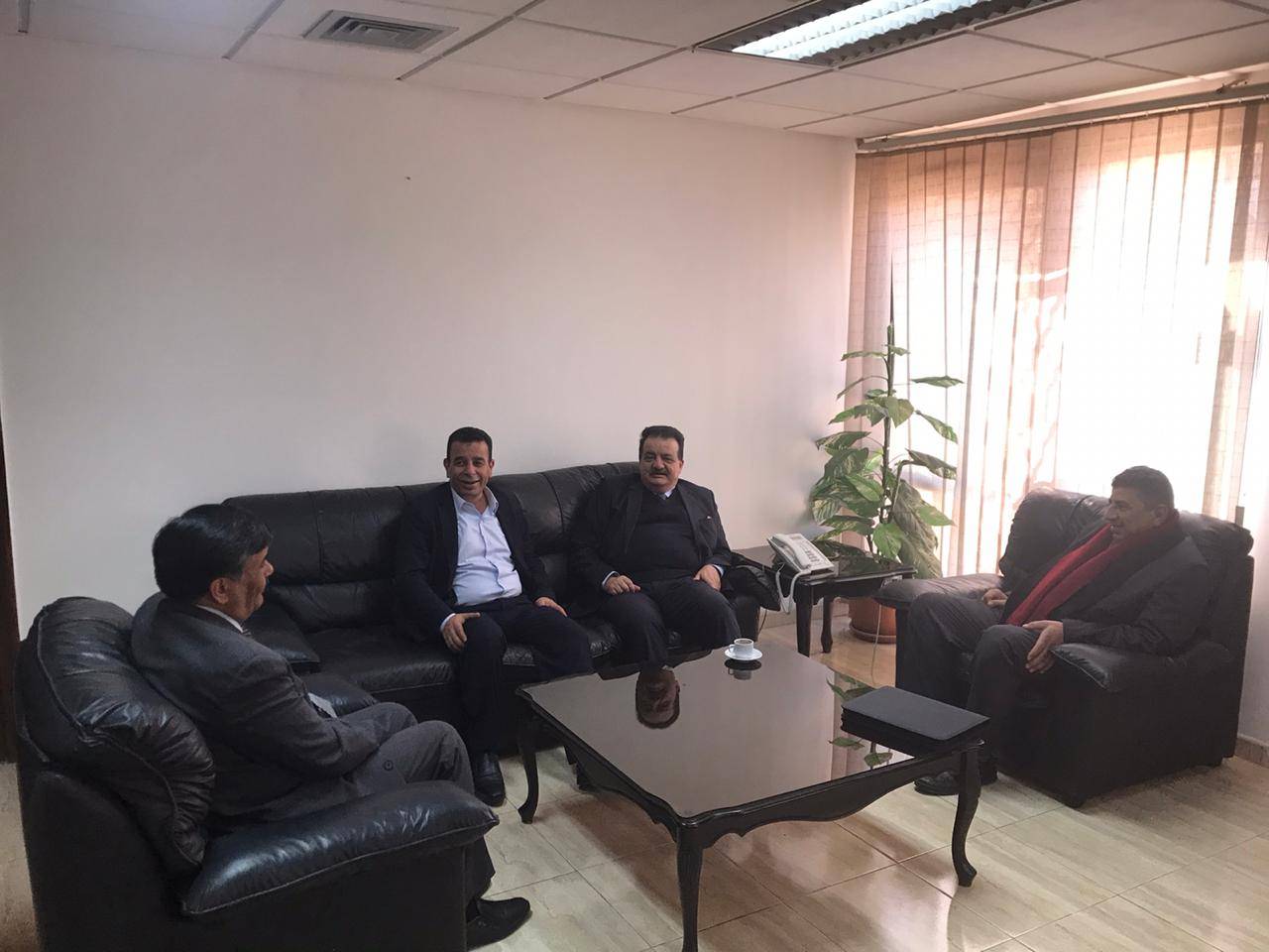 امين عام وزارة المياه والري يبحث مع رئيس جامعة آل البيت سبل التعاون