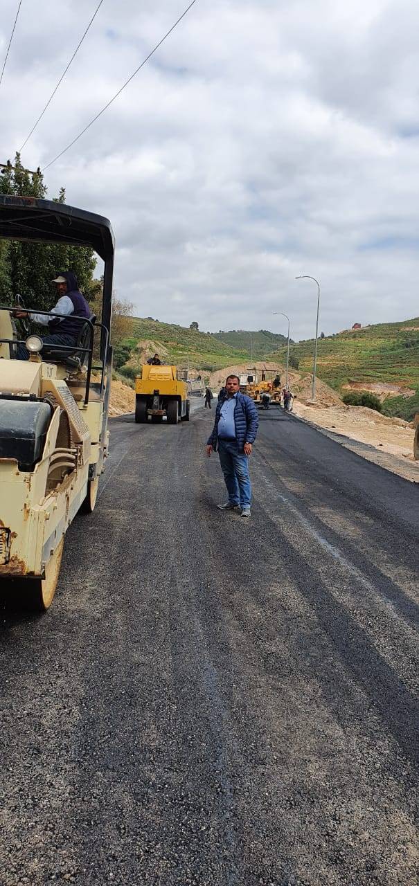 وزارة الأشغال تنهي العمل في مدخل جرش الجنوبي وتفتتحه أمام حركة السير