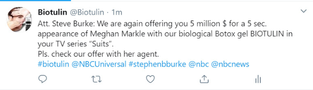 1 مليون دولار لكل ثانية واحدة في المسلسل التلفزيوني سوتس