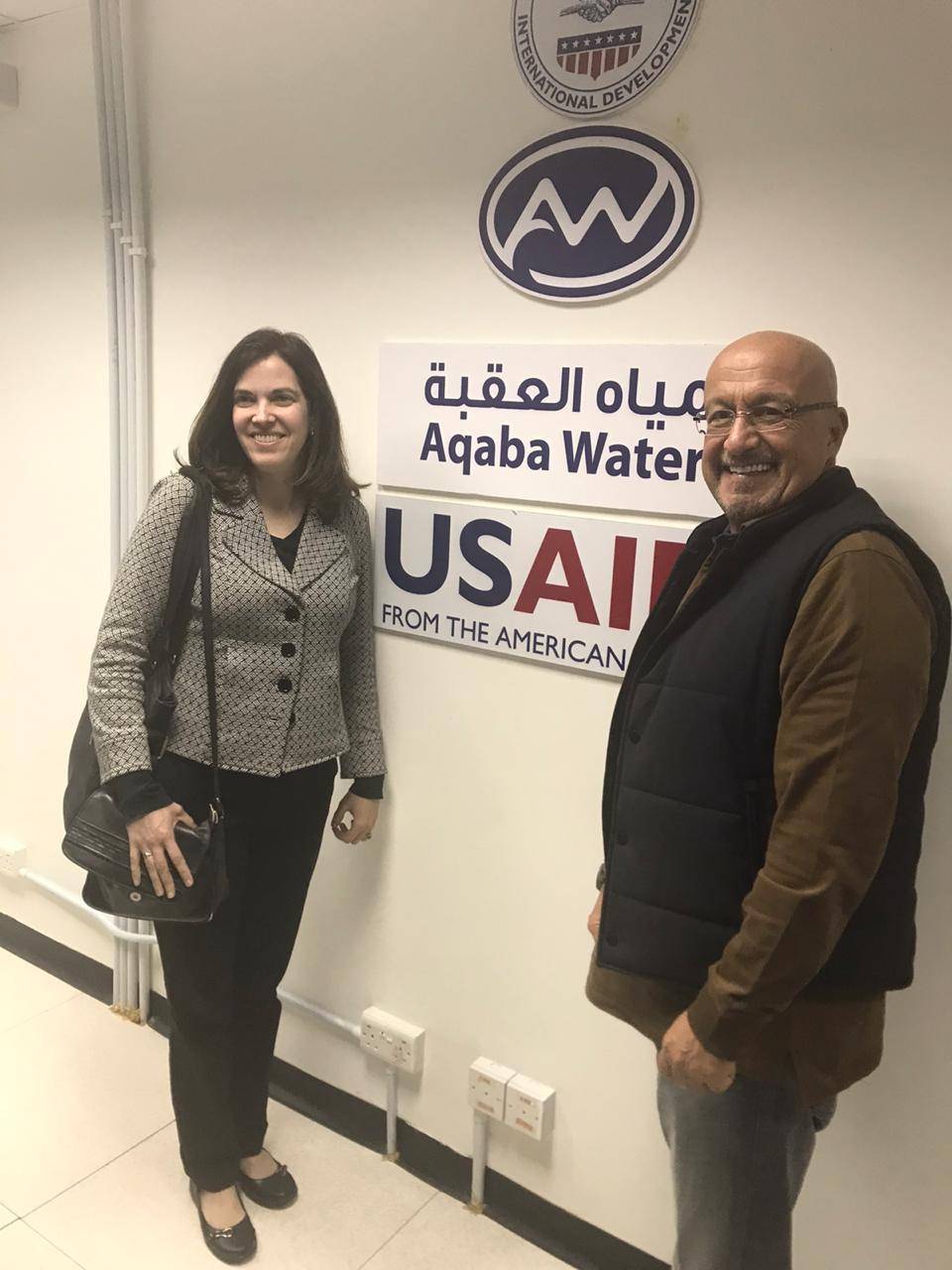 وزير المياه والري يستعرض مع وفد الوكالة الامريكية للتنمية مشاريع مائية في العقبة