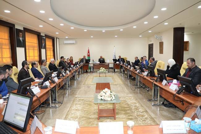 نصيرات يترأس الاجتماع الأول لمجلس جامعة الاسراء