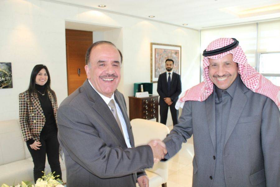 السفير السعودي لدى الأردن يلتقي رئيس الجامعة الأردنية والوفد المرافق له
