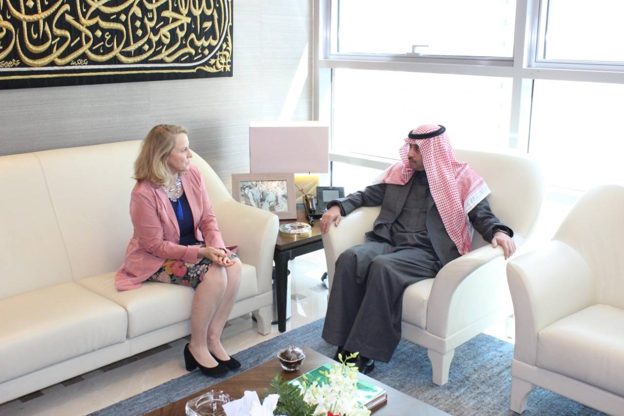 السديري يستقبل الأمير مرعد بن رعد والسفيرة اللبنانية في الأردن 