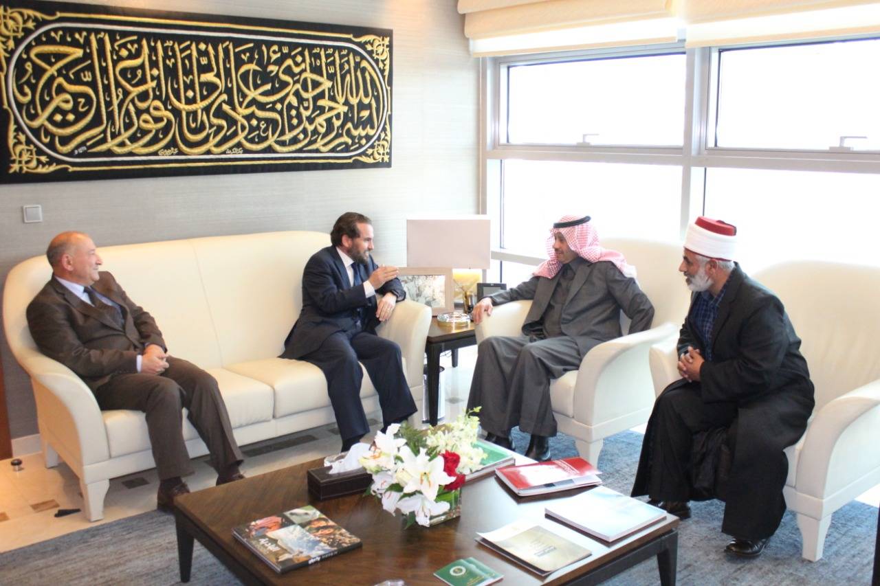 السديري يستقبل الأمير مرعد بن رعد والسفيرة اللبنانية في الأردن 