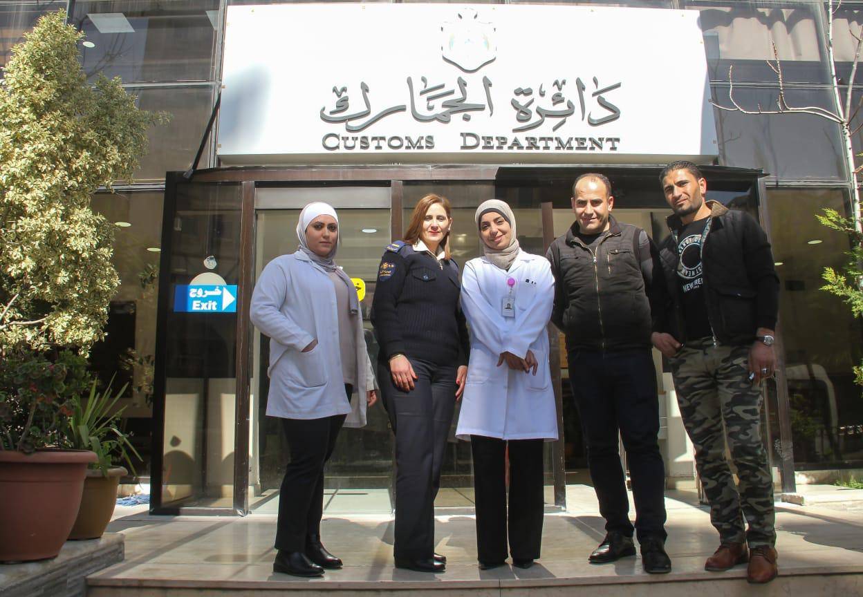 الجمارك الأردنية تنظم حملة للتبرع بالدم