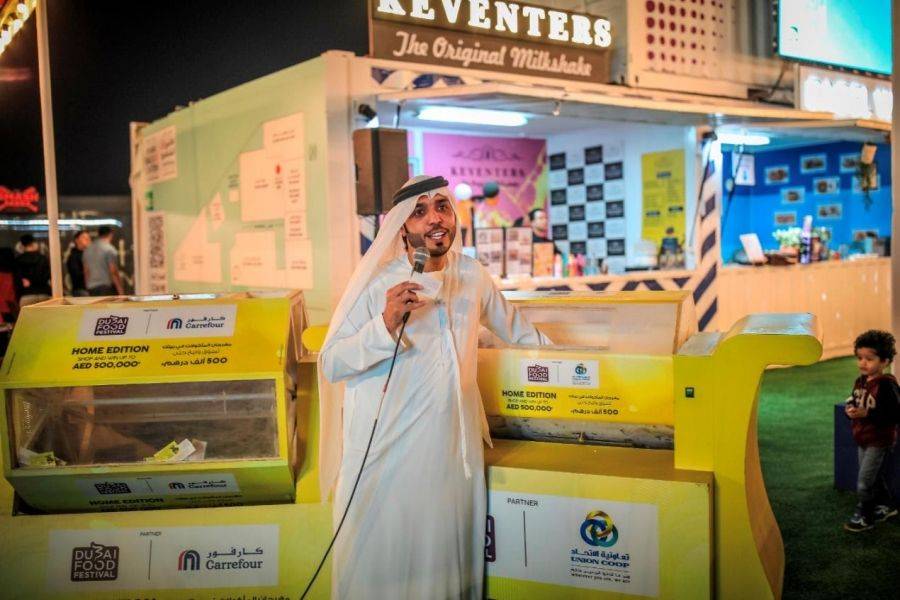 مهرجان المأكولات في بيتك يهدي 250 ألف درهم لفائزي السحب الأول