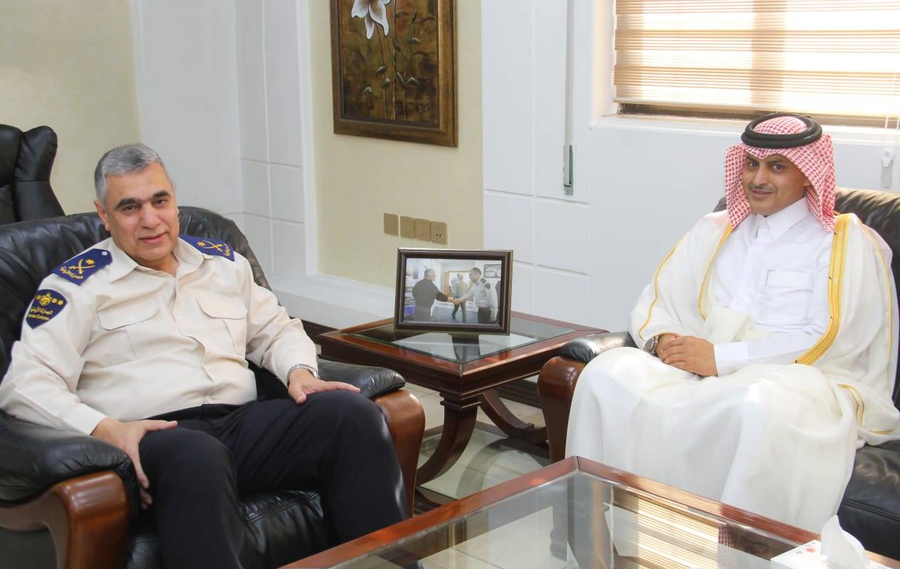 مدير عام الجمارك يستقبل السفير القطري لدى الأردن