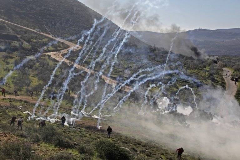 إصابة العشرات خلال اقتحام جبل العرمة بنابلس