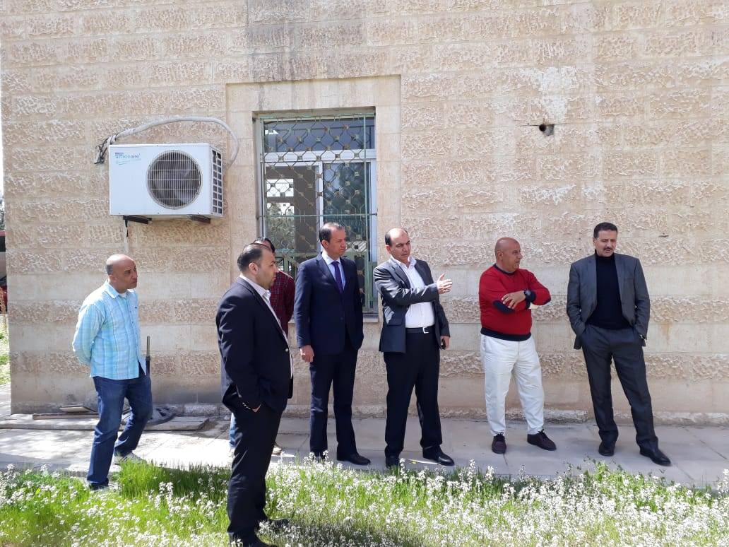 أمين وزارة الشباب يتفقد مديرية شباب محافظة الزرقاء وعددٍ من المرافق الشبابية