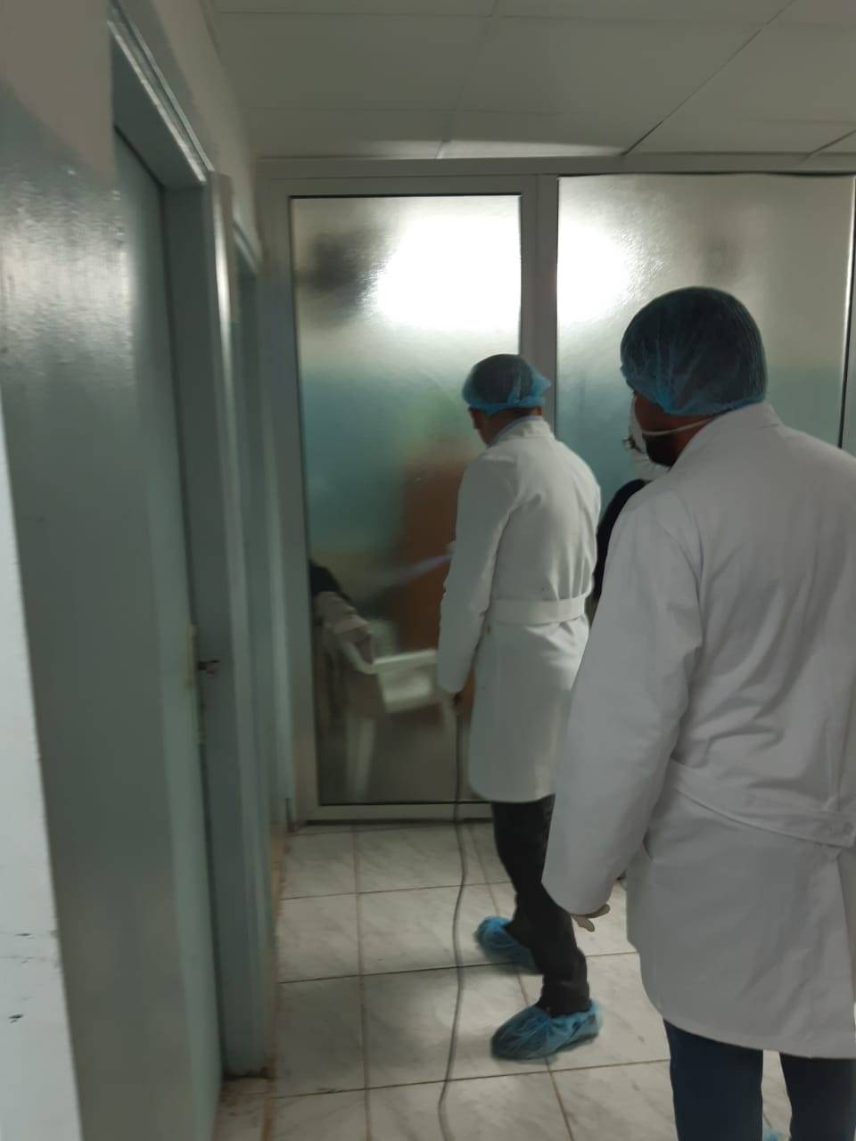 هيئة شباب كلنا الاردن تنفذ حملة تعقيم المؤسسات الحكومية ضد فيروس كورونا 