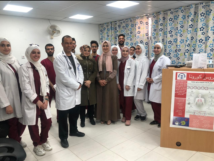 تمریض فیلادلفیا یطلق حملة توعویة عن فایروس ( كورونا) في مركز صحي مخیم  جرش