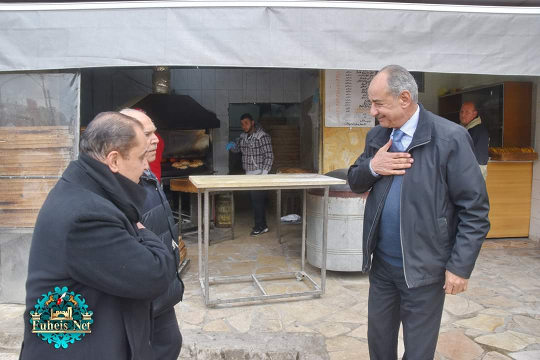 متصرف لواء ماحص والفحيص ورؤساء بلدتي الفحيص وماحص يتفقدون الأسواق التجارية