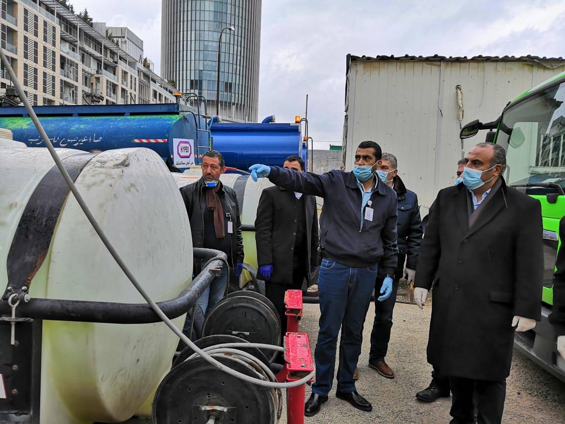 امين عمان : نلتزم بتوجيهات جلالة الملك بتوفير كامل الامكانيات التي تحفظ الظروف الصحية للمواطن