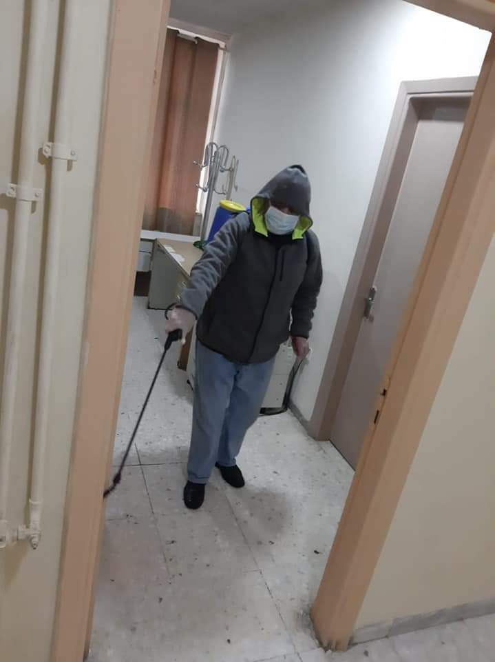 مستشفى المركز الوطني للصحة النفسية يقوم بالاجراءات الوقائية لمجابهة كورونا