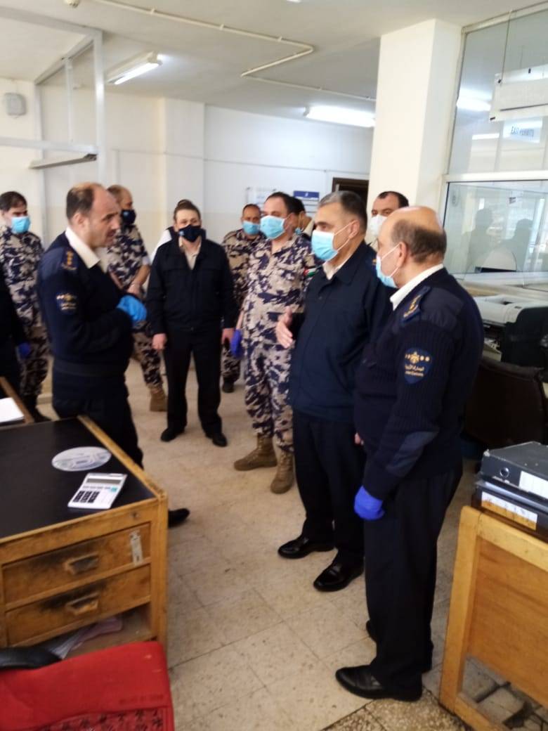 مدير عام الجمارك اللواء الرحامنة يطلع على اجراءات جمرك سحاب