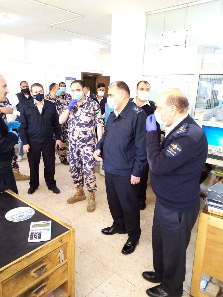 مدير عام الجمارك اللواء الرحامنة يطلع على اجراءات جمرك سحاب