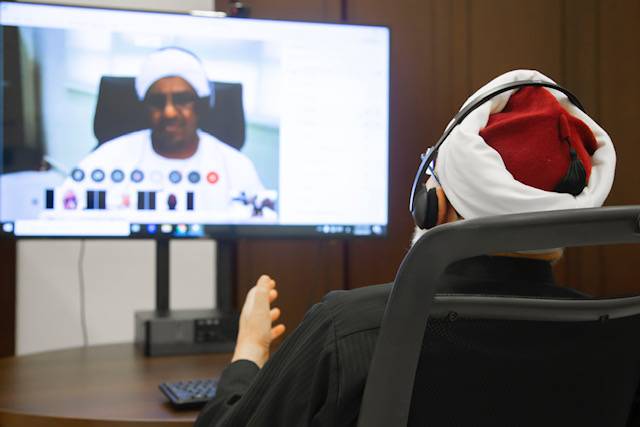 الجامعة القاسمية تعقد اجتماعها الأوّل عن بُعد باستخدام التقنيات الالكترونية