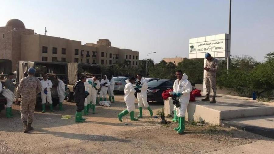 لجنة الوبائيات الوطنية توافق على خطة لإخلاء المحجور عليهم في فنادق البحر الميت