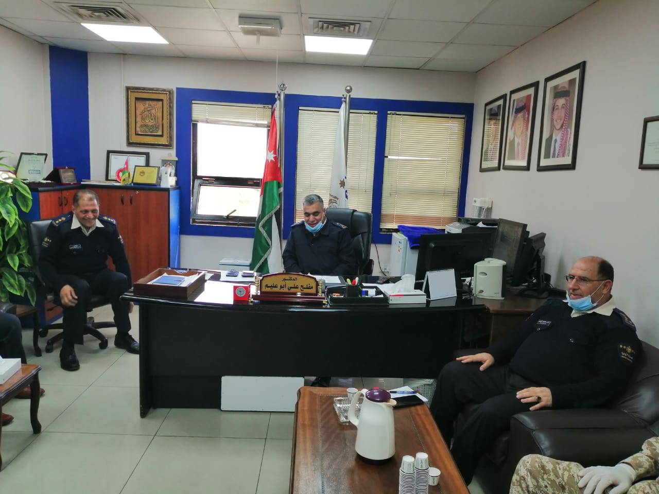 مدير عام الجمارك اللواء الرحامنة يتفقد جمرك المطار للتخليص والمنطقة الحرة المشتى