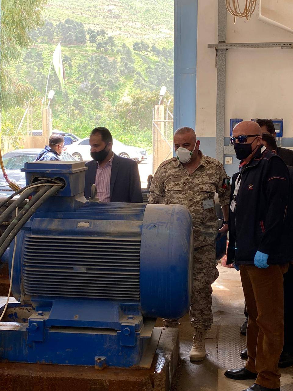 وزير المياه والري يتابع اجراءات قطاع المياه في جرش وعجلون ‬