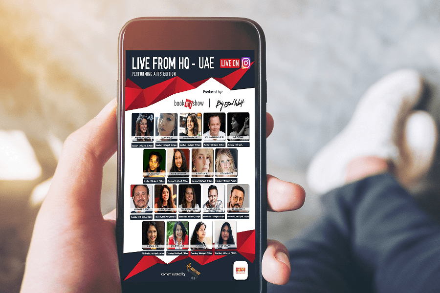 بوك ماي شو يوسع نطاق العروض المقدمة على منصة لايف فرم إتش كيو لتشمل المواهب الإماراتية الصاعدة