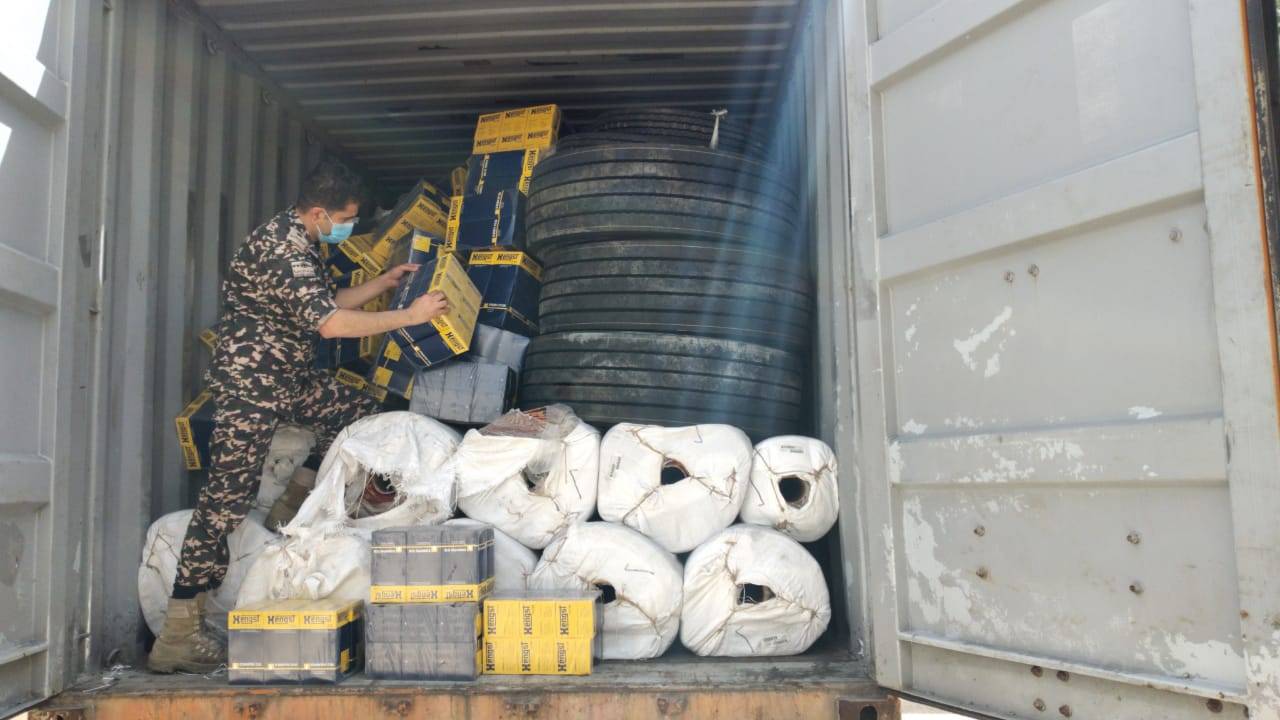 الجمارك الأردنية تحبط تهريب بضائع مختلفة .. تفاصيل وصور