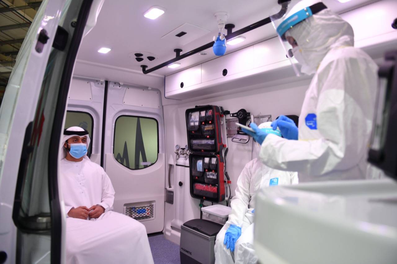  إسعاف دبي تُطلق وحدة الفحص المتنقلّة ضمن مبادرة فحصك علينا لمكافحة فيروس كورونا