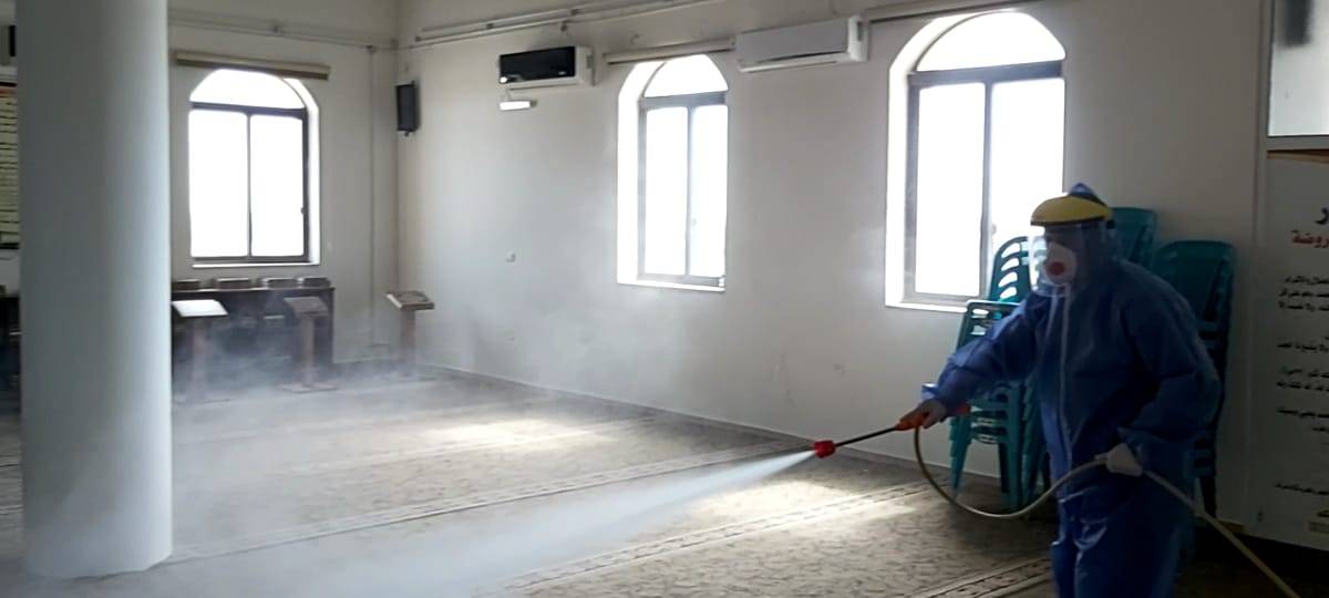 ضمن مبادرة (جوسوي) .. تعقيم مساجد وكنائس ومراكز صحية 