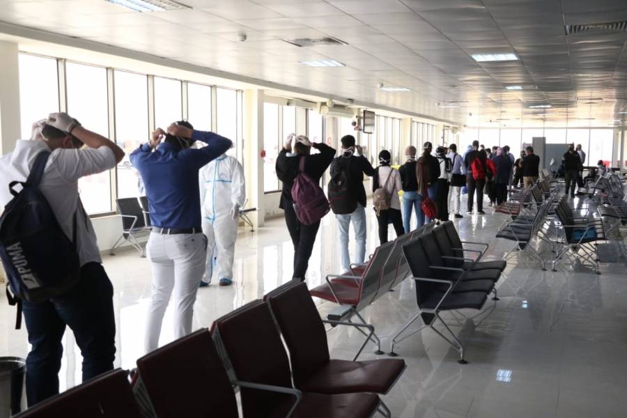 نتائج فحص الطلبة ال 4 العائدين سلبية غير مصابة