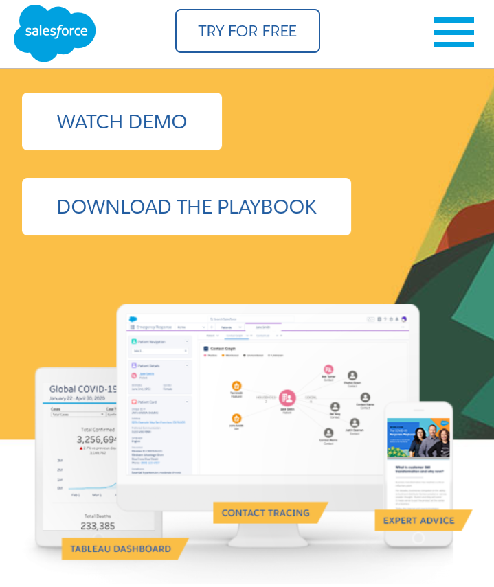 سيلزفورس تطلق منصّة لمساعدة الشركات ومؤسسات المجتمع على العودة الآمنة للعمل