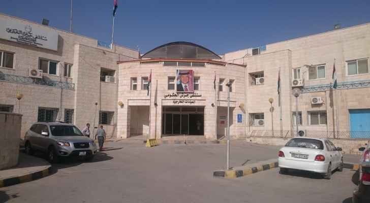 بلدية جرش تتبرع بممر تعقيم لمستشفى جرش الحكومي