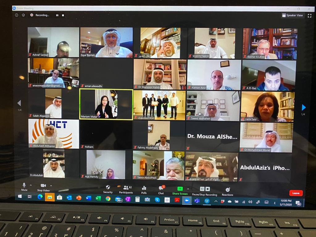 استشراف الأزمات العالمية وكيفية الاستعداد لها  في نادي الإمارات العلمي