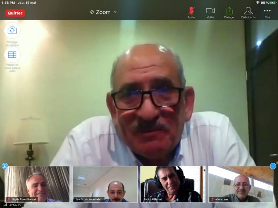 اجتماع عن بعد لمجلس امناء جامعة الحسين بن طلال