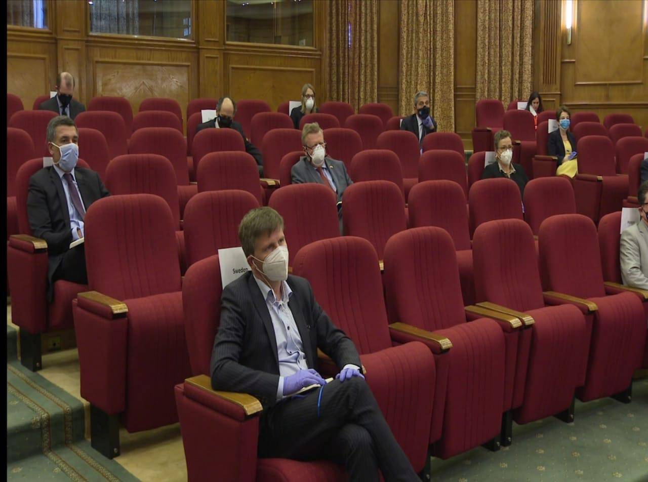 الصفدي يلتقي سفراء دول الاتحاد الأوروبي وسفيرة الاتحاد المعتمدين لدى المملكة 