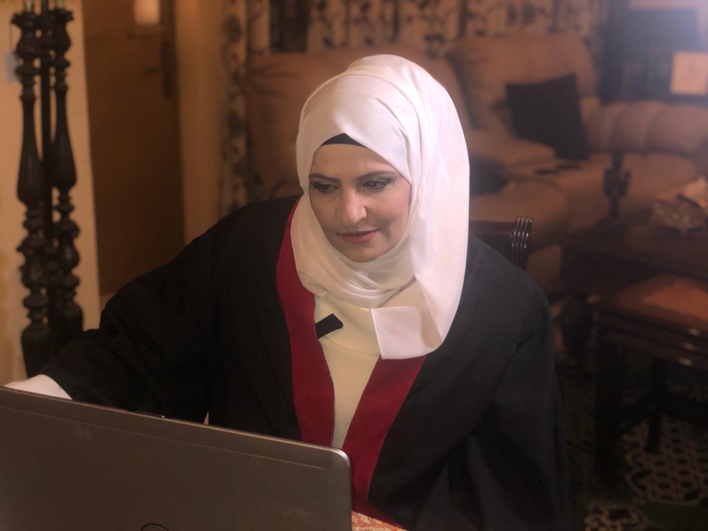 تهنئة للدكتورة ناديا هايل العمرو بمناسبة حصولها على درجة الدكتوراة في الإرشاد النفسي