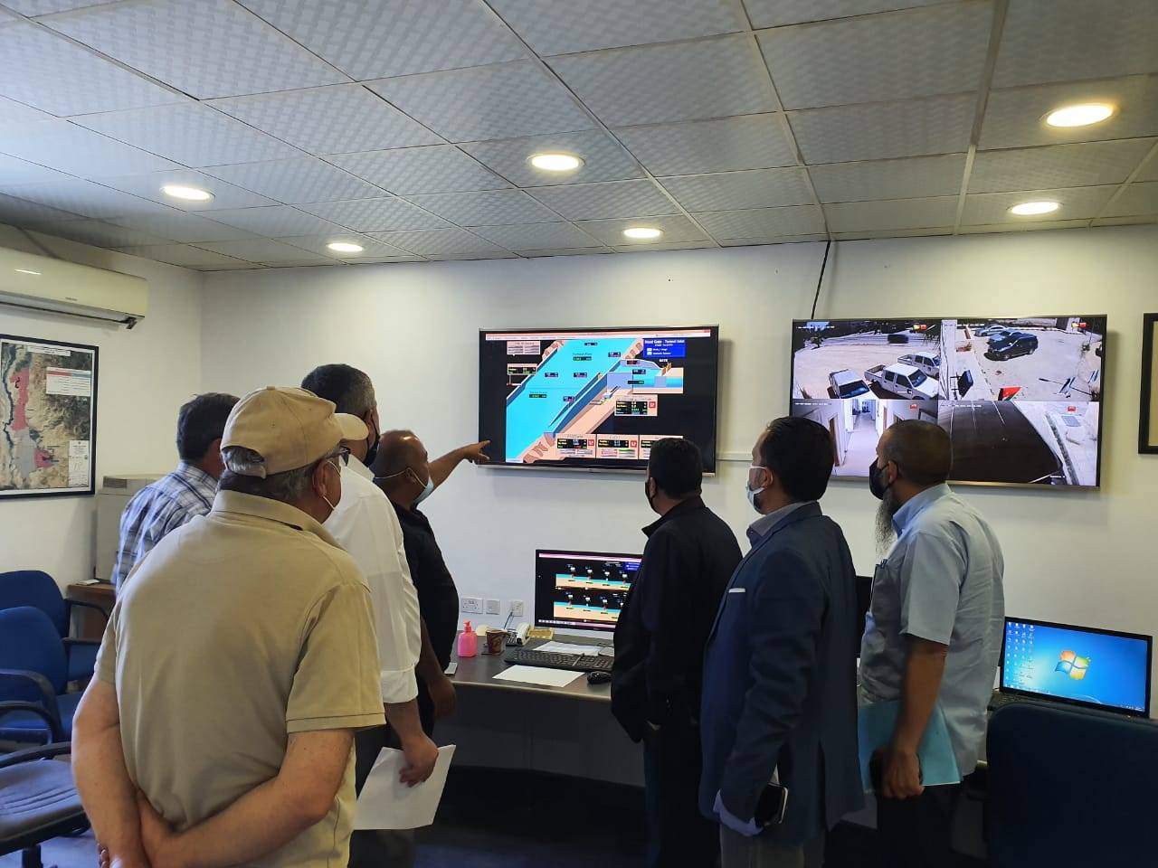 أمين عام المياه يتفقد إجراءات تزويد مياه الري