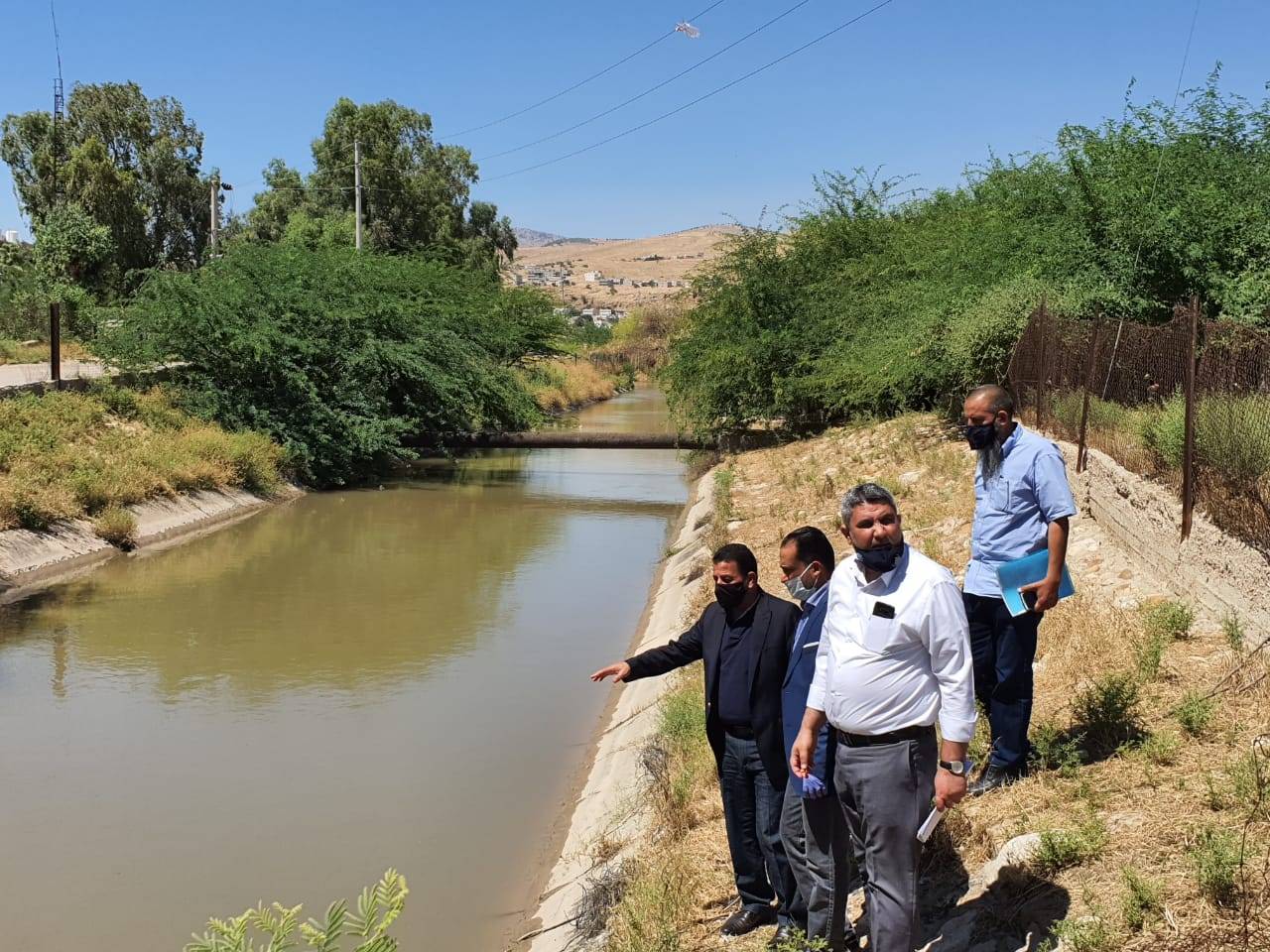 أمين عام المياه يتفقد إجراءات تزويد مياه الري