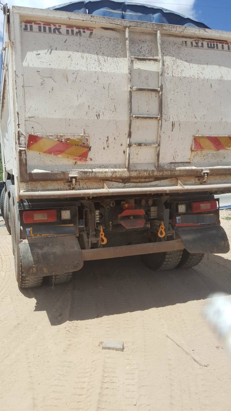 سلطة جودة البيئة: ارجاع شاحنة إسرائيلية محملة بنفايات في قلقيلية الى مصدرها في إسرائيل