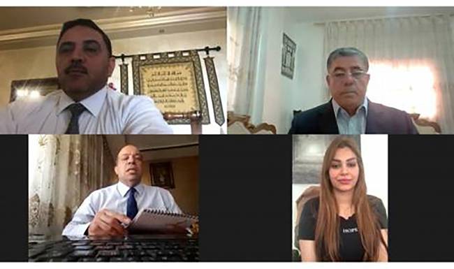 جامعة الإسراء : مناقشة رسالة ماجستير في كلية الأعمال عن بعد