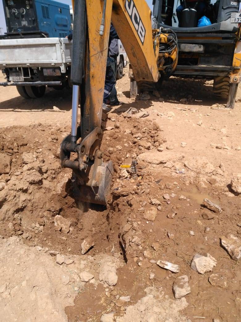 وزارة المياه والري : حملة امنية لضبط اعتداءات على خطوط رئيسية في الموقر