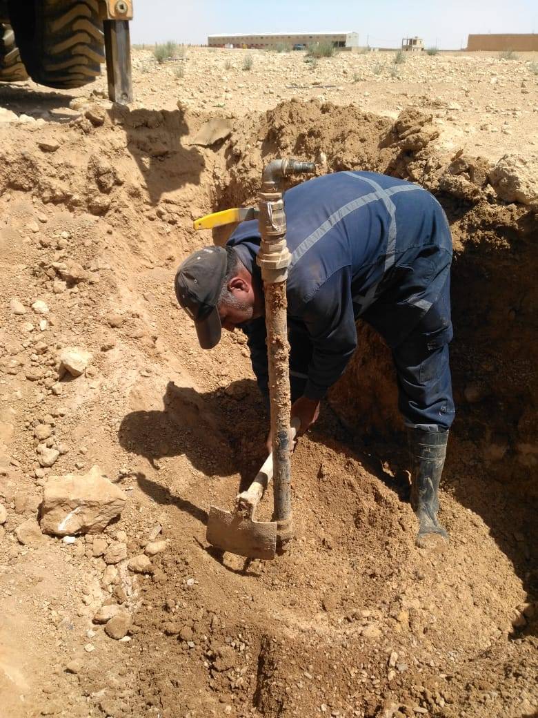 وزارة المياه والري : حملة امنية لضبط اعتداءات على خطوط رئيسية في الموقر