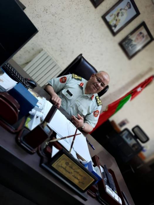 تهنئة لرئيس محكمة أمن الدولة القاضي العسكري د. علي المبيضين بمناسبة ترفيعه لرتبة عميد